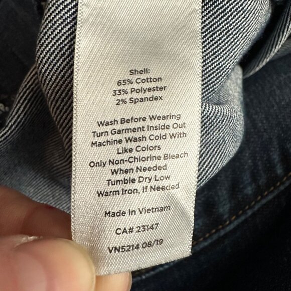 Talbots Flawless Pull-On Jegging 22WP Dark Wash Stretch Denim Comfort Everyday - Picture 5 of 11